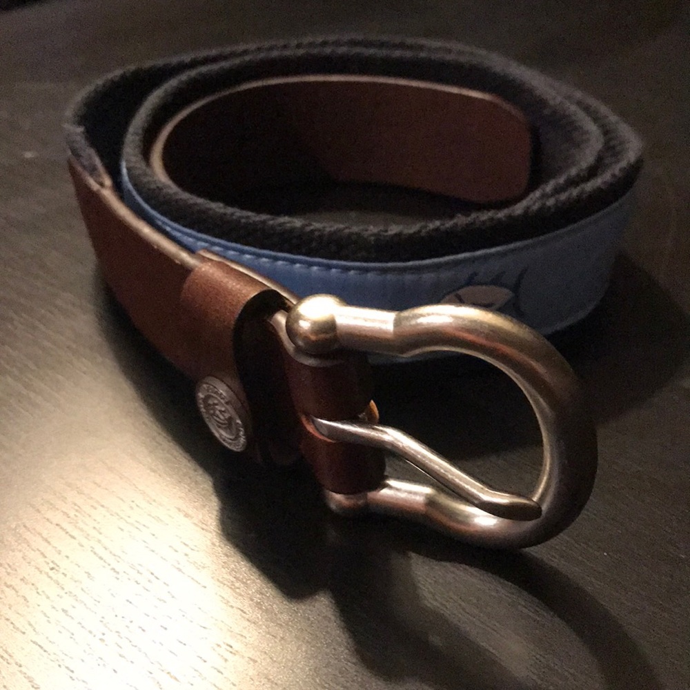 Southern Tide Skipjack Light Blue Belt